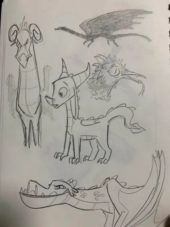 Sketchbook page by Therese Kerner