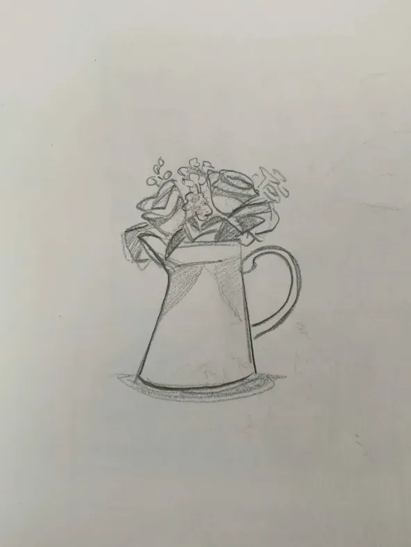 Sketchbook page by Therese Kerner